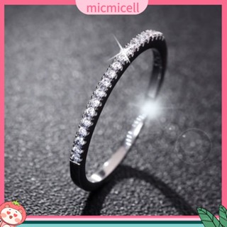 (micmicell) fashion แหวนหมั้นแหวนหมั้นเครื่องประดับสำหรับผู้หญิง