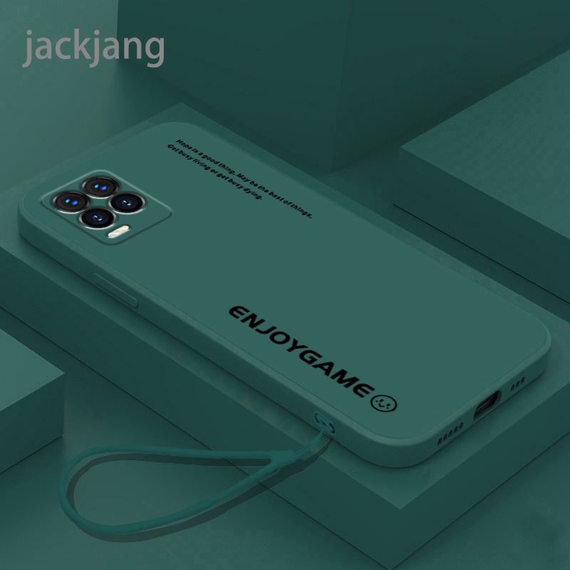 ปลอก OPPO REALME 8 PRO 4G REALME 8 4G เคสโทรศัพท์ softcase Silicone ดีไซน์ใหม่Lovely English letter 