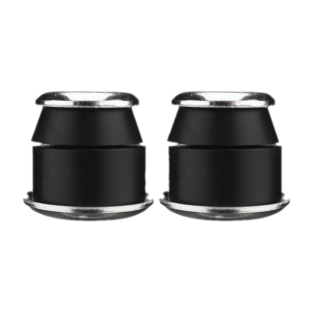 Skateboard Black Bushing Cylinder with Washers Medium Hard- ( 4 pcs/set)