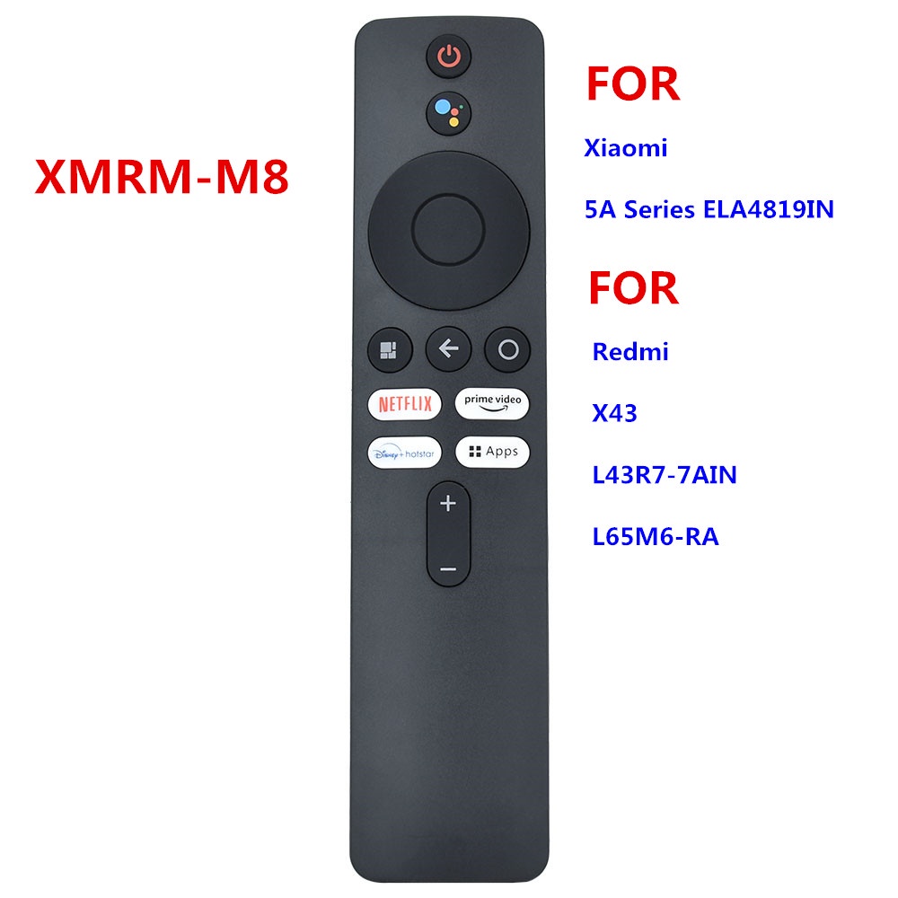 XMRM-M8 สําหรับ Xiaomi TV 5A Series ELA4819IN สําหรับ Redmi L65M6-RA สมาร์ท HD TV X43 L43R7-7AIN เสี