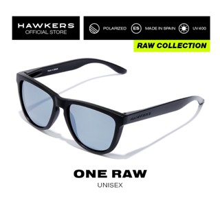 Hawkers Polarized Black Chrome One Raw แว่นตากันแดด สําหรับผู้ชาย และผู้หญิง ป้องกันรังสียูวี 400 ผลิตภัณฑ์อย่างเป็นทางการ ออกแบบและผลิตในสเปน Honr21Bstp