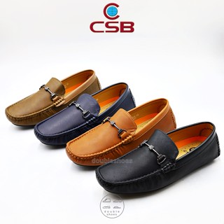 CSB รองเท้าหนัง โลฟเฟอร์ รุ่น CM200 (สีดำ /กรม/ แทน /น้ำตาล) ไซส์ 39-45