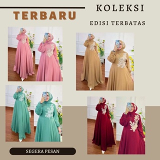 Ketrin Gamis Dress ฮิญาบฮิญาบแฟชั่น นําเข้าใหม่ล่าสุด สไตล์มุสลิม 2022