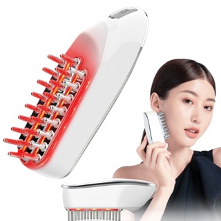 4 in 1 Electric Wireless RF Red Light EMS Vibration Growth Anti Hair Loss Hair Growth Care Vibration Head Massage Comb M