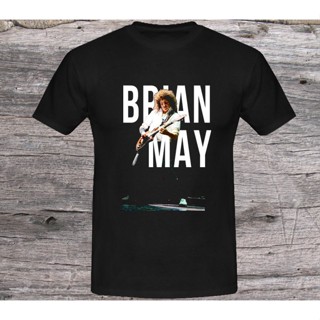 เสื้อยืดผ้าฝ้าย Sanc6 {พร้อมส่ง เสื้อยืดแขนสั้น พิมพ์ลายวงร็อค Brian May Queen พลัสไซซ์ XS-4xl สําหรับผู้ชาย ของขวัญวันเ