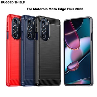 เคสโทรศัพท์มือถือคาร์บอน แบบนิ่ม กันกระแทก สําหรับ Motorola Moto Edge Plus Edge+ 2022 E 2020 E20 E30 E40 E5 Cruise E6 E7 Plus Play Power E6i E6S