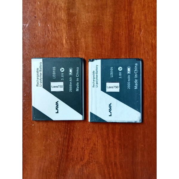 แบตโทรศัพท์มือถือLava750