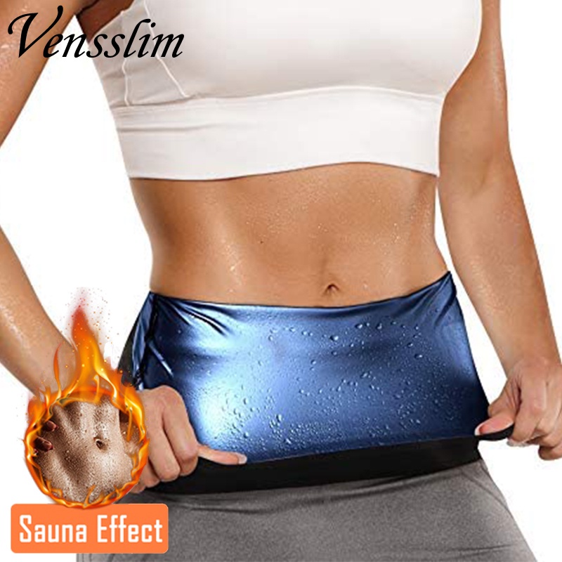 Vensslim เอว Trimmer สําหรับผู้หญิงลดน้ําหนักซาวน่าเอวเทรนเนอร์กระชับสัดส่วนเหงื่อเข็มขัดออกกําลังกายกระเพาะอาหาร Body Shaper Corset