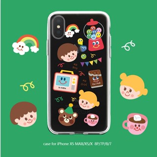 เคสโทรศัพท์มือถือ ซิลิโคน ลายการ์ตูนตาราง ทรงสี่เหลี่ยม สําหรับfor  iPhone 13 Pro Max Xs Max Xr 12 mini 7 Plus 12 Pro Max