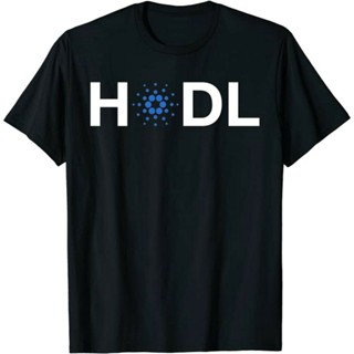 เสื้อผ้าผชเสื้อยืด ลาย Cardano hodl สําหรับผู้ชายS-5XL