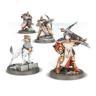 Warhammer AOS : Stormcast Eternals : Castigators with Gryph-hound