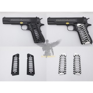 ประกับปืน M1911 แบบอลูมิเนียม รุ่น Cobra Skeleton ยี่ห้อ 5KU (5KU Cobra Skeleton Aluminum Grip)