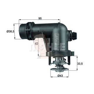 TM 15 105 วาลว์น้ำควบคุมไฟฟ้า M43 N46 / 3 (E36 E46) 5 (E60) 11531436042 (ยี่ห้อ MAHLE)