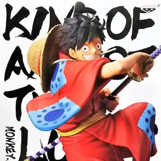 Luffy Wano ของแท้ JP แมวทอง - King of Artist Banpresto [โมเดลวันพีช]