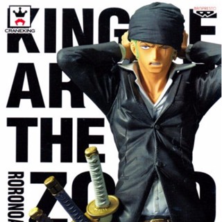 Zoro ของแท้ JP แมวทอง - King of Artist Banpresto [โมเดลวันพีช]