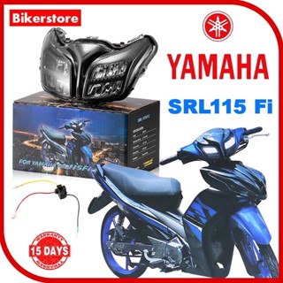 Lagenda SRL115FI หลอดไฟหน้า LED 115FI PNP ใหม่ YAMAHA HEADLAMP ฟรีซ็อกเก็ต H4