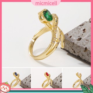 (micmicell) แหวนโลหะ รูปเรขาคณิต เปิดท้าย สําหรับงานปาร์ตี้