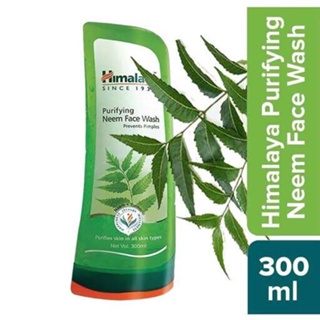 HIMALAYA PURIFYING NEEM FACE WASH 300ML หิมาลายา เจลล้างหน้าสะเดาอินเดีย