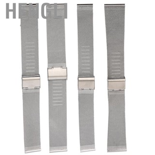 Hengli 18mm 20mm 22mm 24mm Metal Watch Strap Mesh Belt Woven Watchband Replacement Part