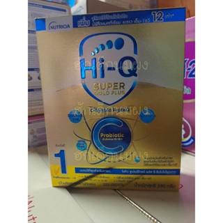 HiQ Super Gold Plus C สูตร 1 ขนาด 3,000 กรัม (บรรจุ250กรัมx12กล่อง)(Dumex)