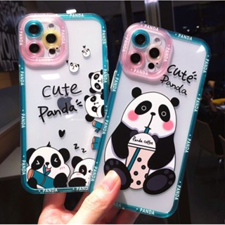 เคสโทรศัพท์มือถือ ลายการ์ตูนแพนด้าน่ารัก สําหรับ IPhone 14 Pro Max Plus IP14 13 12 11 Pro Max 6 6s 7 8