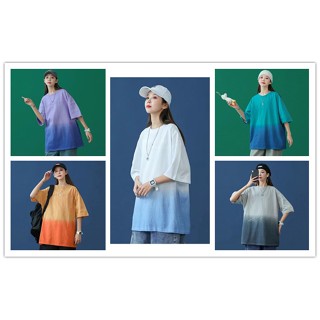 Know you เสื้อมัดย้อมมาแล้วค่า คอกลม สกีนหน้าอก เสื้อไล่สีตามระดับ ใส่ได้ทั้งชายและหญิง มาตามกันด้วยค่า