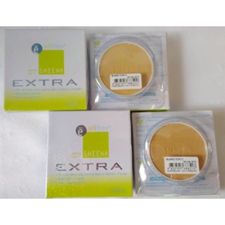 SHEENE Oil Free EXTRA  ชีนเน่ แป้งพัพ ปกปิด เนียนเว่อร์ ขนาด 8 กรัม.(ตลับจริง+รีฟิล)