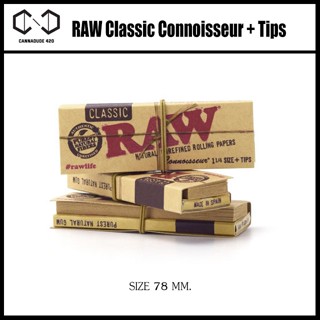 RAW Classic Connoisseur 1 1/4 + fil paper 78 mm.