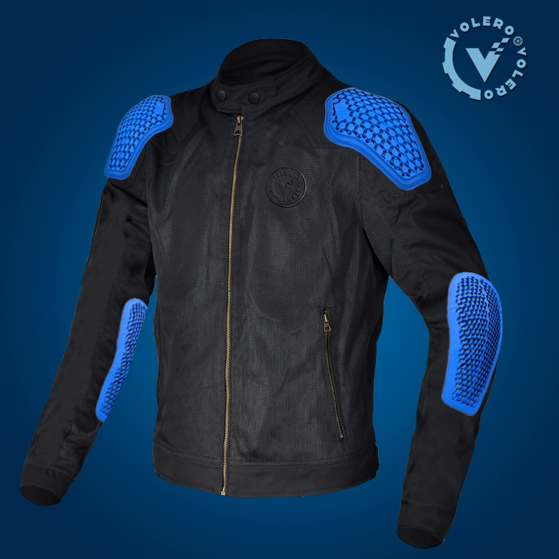 การจัดส่งเคาน์เตอร์Motorcycle riding suit Summer mesh breathable motorcycle jacket Anti-fall breathable racing suit with