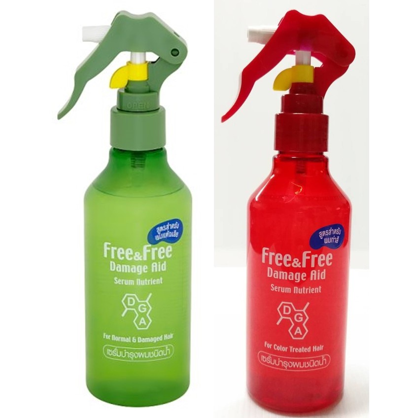 เซรั่มบำรุงผม ฟรีแอนด์ฟรี 210 ml Free & Free Damage Aid Serum Nutrient Water Spray