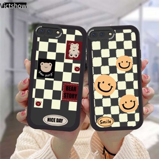 เคส OPPO A95 A54 A15 A5S A3S A16 A7 A5 A9 A31 A53 2020 A12 A1K A16K A54S Reno 4 5F 4F A74 A15S A52 A11K A92 A35 A11 A93 A32 A72 A94 A53S F17 PRO A16S A12S แฮปปี้กับใบหน้ายิ้มแย้มของซิลิโคน เคสโทรศัพท์มือถือ