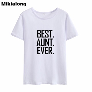 เสื้อยืดสไตล์เกาหลี Mikialong 2018 en iyi teyze hiç kore moda kadın % 100% pamuk T Shirt yaz kısa kollu yaz T gömlek kad