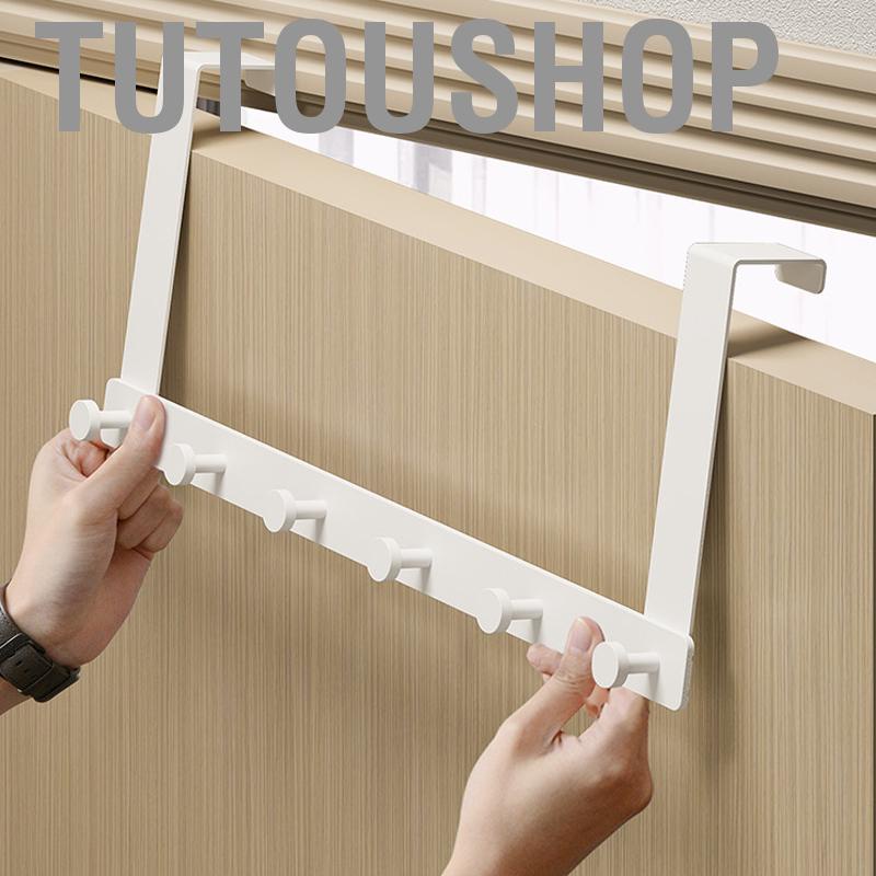 Door Hook Hanger Punch Free Seamless Long Arm Quiet Aluminum