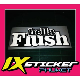 สติ๊กเกอร์สะท้อนแสงแต่งรถ Hella Flush สไตล์ JDM