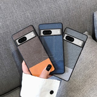 เคสโทรศัพท์มือถือหนังแข็ง แบบเย็บติดกัน สําหรับ Google Pixel 7 Pixel7 Pro