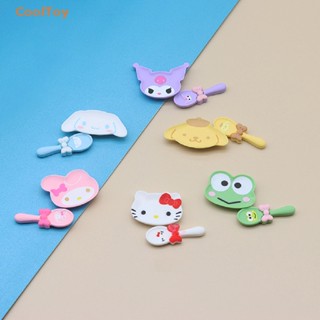 Cooltoy ช้อนจาน ขนาดเล็ก ลายการ์ตูนน่ารัก สําหรับบ้านตุ๊กตา