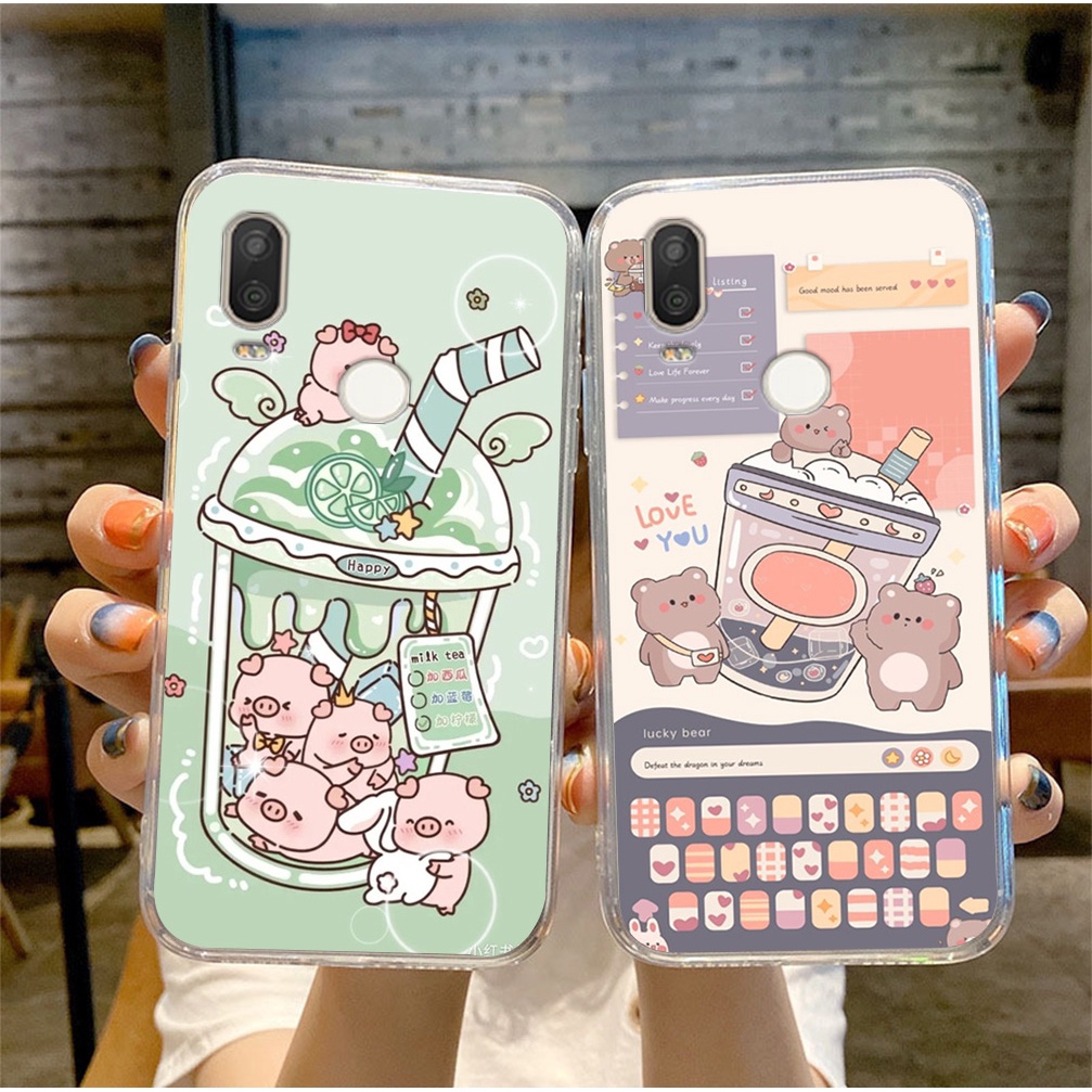 Vsmart Active 1 / vsmart Active 1 Plus / vsmart Active 1+ เคสโทรศัพท์ชานมสไตล์วัยรุ่น
