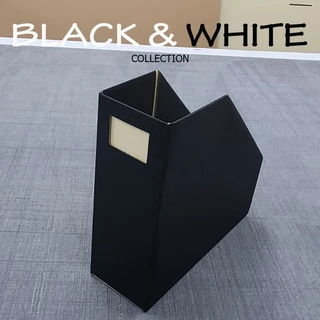 Smith Black&White Collectionn สีดำ และ สีขาวกล่องใส่เอกสารพับได้ 1 ช่อง กล่องกระดาษลูกฟูก