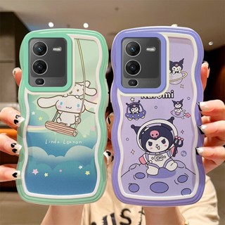 เคสนิ่ม ลายการ์ตูนคลื่น คุณภาพดี สําหรับ Vivo V25 PRO Y77 5G Y76 5G