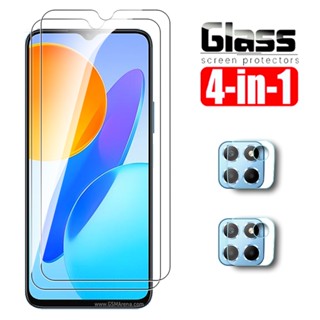 ฟิล์มกระจกนิรภัยกันรอยหน้าจอกล้อง 4in1 สําหรับ Honor X8 5G Honer X7 X9