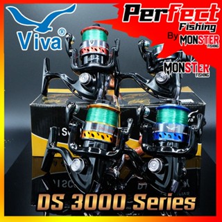 รอกสปินนิ่ง VIVA DISCOVERY DS3000 (BLACK/BLUE/RED/GOLD)