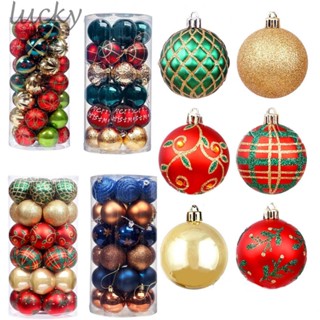 30PCS Christmas Baubles Ø6cm Set Christmas Bauble Tree Decoration Christmas Ball Brand New