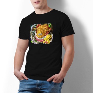 เสื้อยืดวินเทจ เสื้อยืด Bandai Pedro เสื้อยืดย้อนยุค Een Stuk Ronde Hals Bedrukte Katoenen เสื้อยืดลําลอง Paar Top Tees