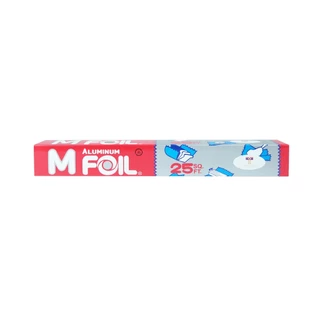 ซื้อคู่ คุ้มกว่า!! ฟอยล์ห่ออาหาร ยี่ห้อ M Foil หน้ากว้าง 30 ซม ยาว 7.5 เมตร
