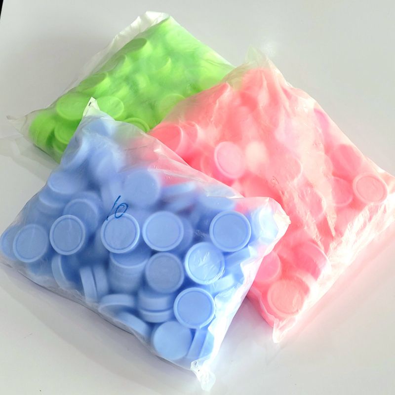 ตลับพลาสติก ขนาด 10,15 กรัม บรรจุถุง 100ชิ้น