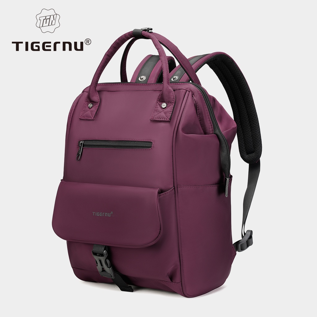 Tigernu 3184 กระเป๋าเป้สะพายหลัง กระเป๋าเดินทาง ผ้าคอมโพสิต กันน้ํา ความจุขนาดใหญ่ สไตล์เกาหลี แฟชั่นสําหรับสตรี