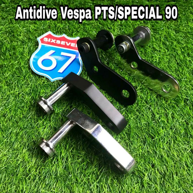 Antidive หนา Shock ส้อม Vespa Smallframe PTS พิเศษ Primavera Darling