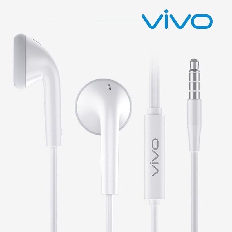 หูฟังวีโว่ XE100 เสียงดี แจ็คกลม 3.5mm Vivo Y50 Y30 Y20 Y19 Y15 Y12S Y12 Y11 V19 V17 V15 Y85 Y71 Y55 Y53 Y35 หูฟังVIVO