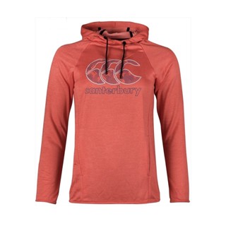 Hoody, Canterbury Women Poly Fleece OH Hoody Hot Coral Marl, เสื้อแขนยาวผู้หญิง