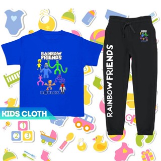 เสื้อยืด ลาย Rainbow Friends Roblox สําหรับเด็ก